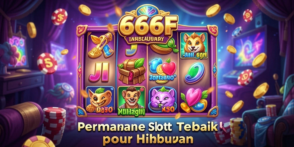 Screenshot gameplay 666F menampilkan berbagai simbol slot yang menarik.