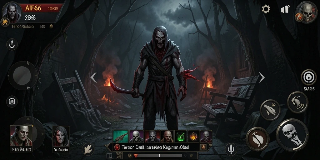 Gameplay menyeramkan dengan atmosfer gelap yang mencekam.