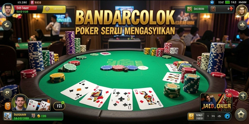 Tampilan gameplay seru BANDARCOLOK dengan pemain yang berkompetisi.