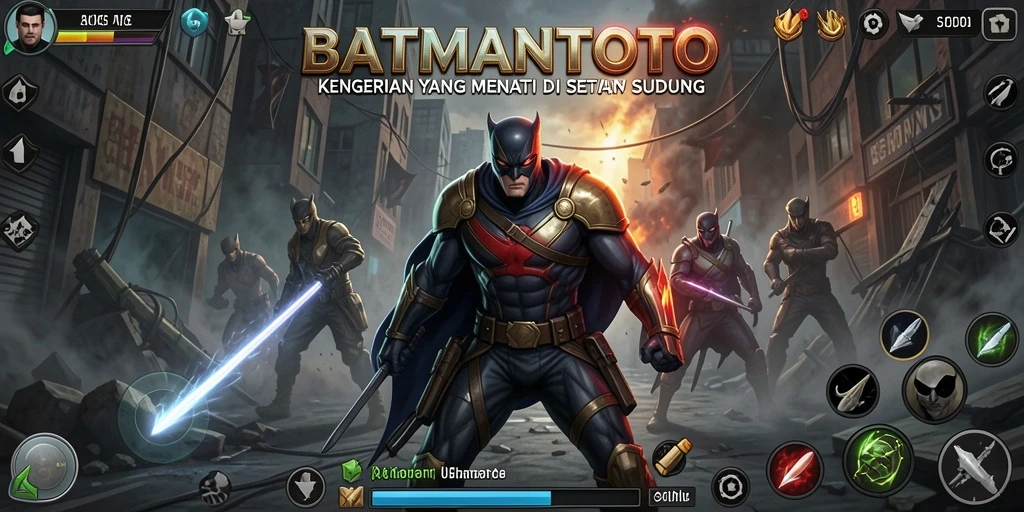 Screenshot menampilkan suasana mencekam di dalam game BATMANTOTO.