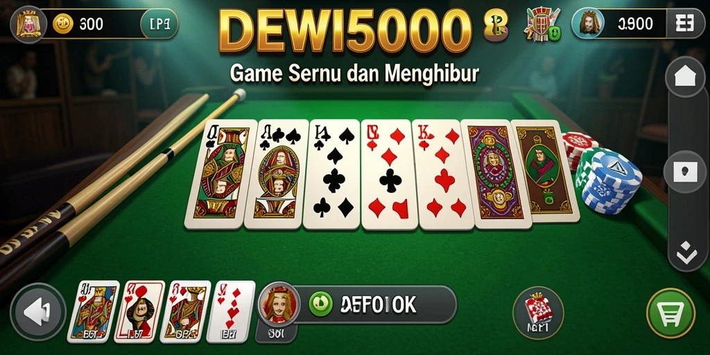 Tampilan gameplay DEWI5000 dengan grafis yang menawan.