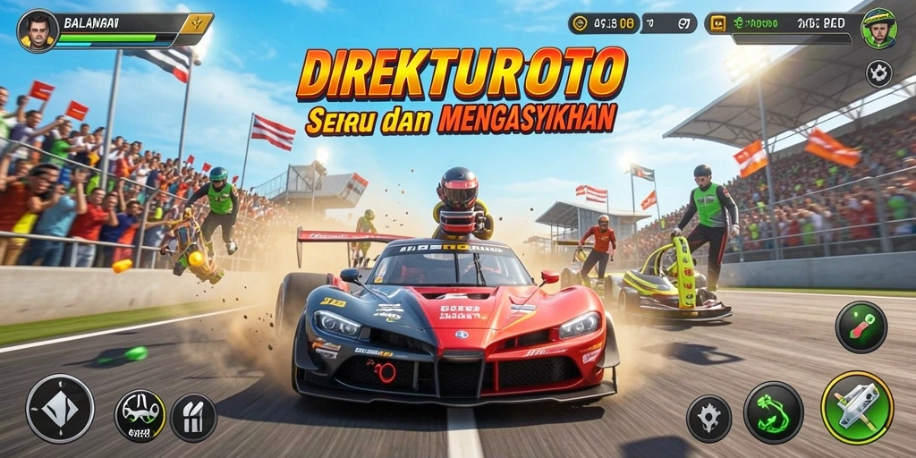 Tampilan gameplay DIREKTURTOTO yang seru dan menegangkan.