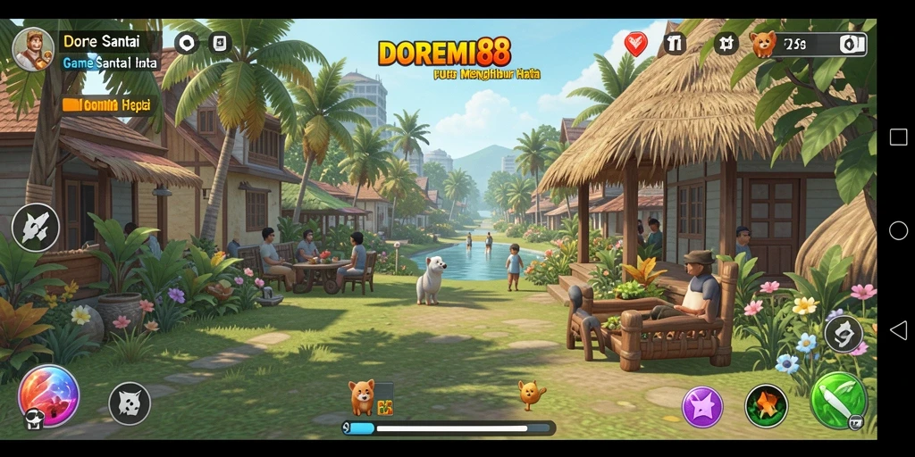 Gameplay seru DOREMI88 yang cocok untuk bersantai.