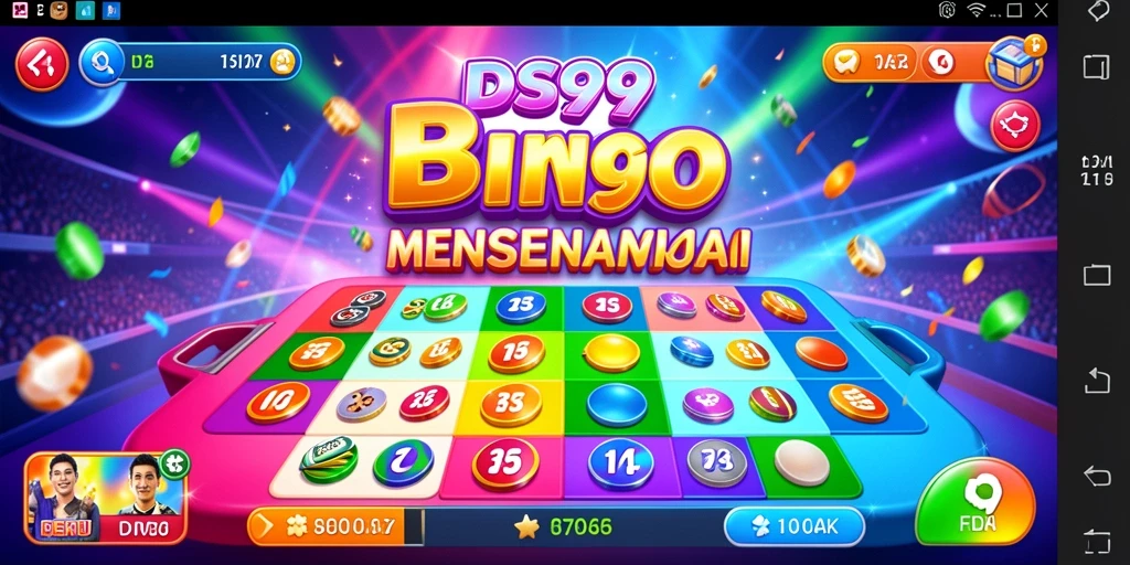 Screenshot gameplay DS99 menunjukkan keseruan bermain Bingo.