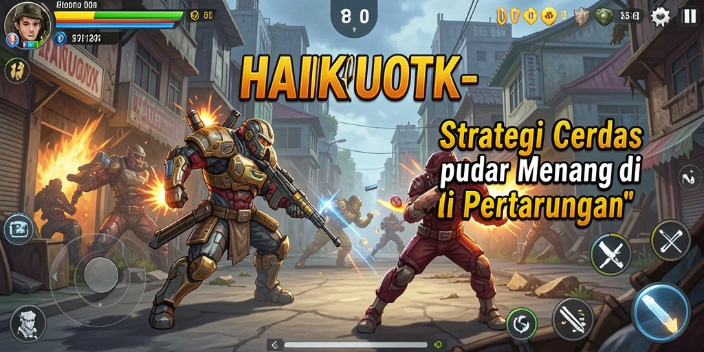 Tampilan gameplay HAIKUOTK yang penuh strategi dan taktik