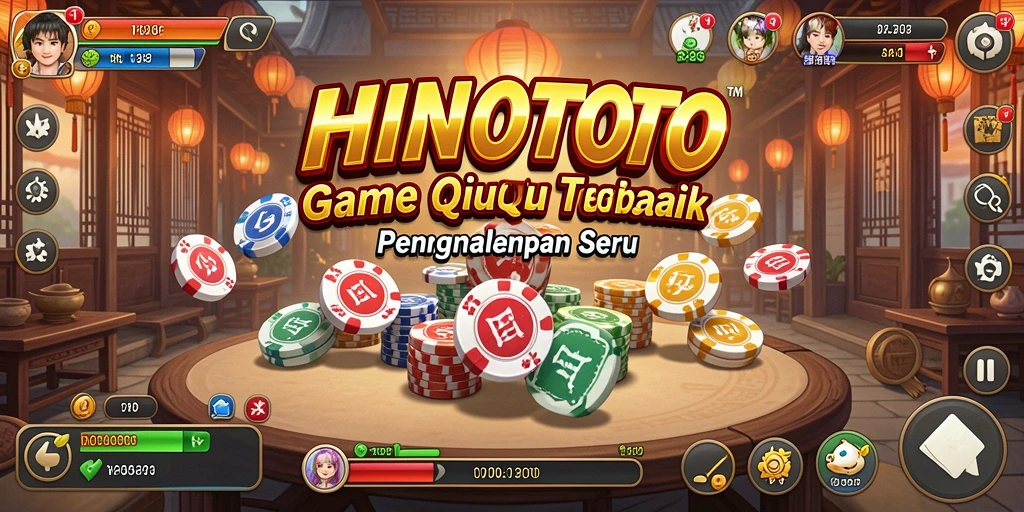 Tangkapan layar gameplay QiuQiu HINOTOTO yang seru.