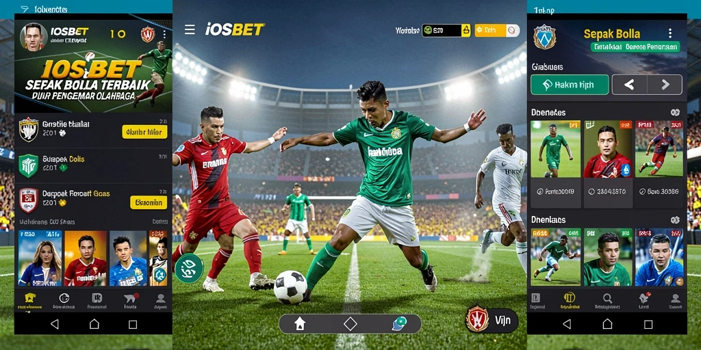 Tangkapan layar utama IOSBET menampilkan gameplay sepak bola yang seru dan mendebarkan.