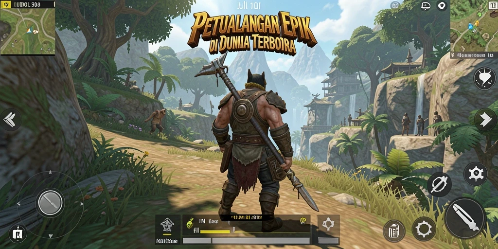 Tampilan gameplay JUDOL303 yang menarik dalam dunia Open World.