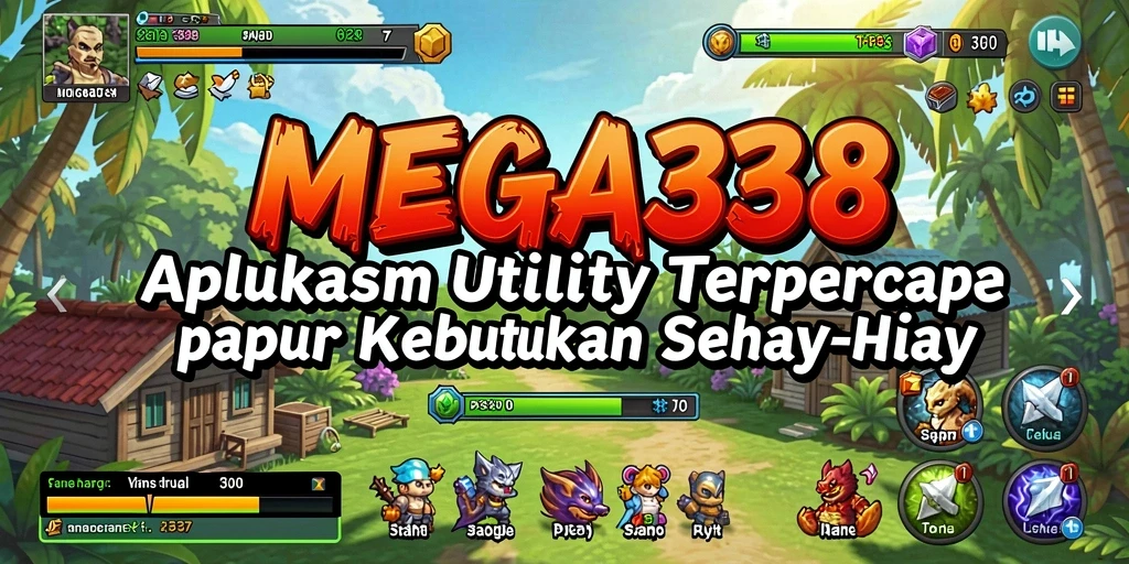 Tampilan MEGA338 yang menampilkan fitur Utility yang bermanfaat.