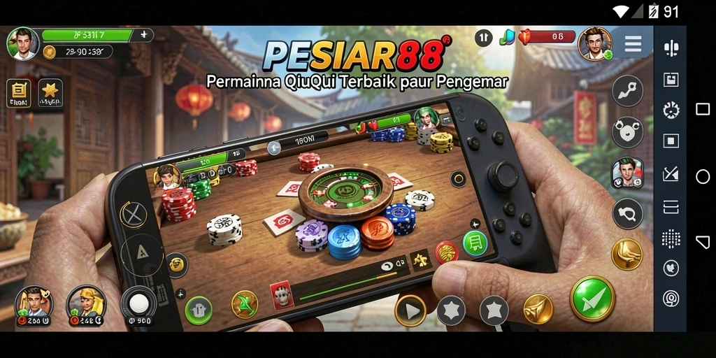 Gameplay seru dan kompetitif dari aplikasi QiuQiu PESIAR88.