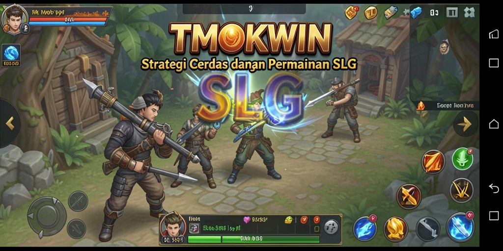 Screenshot gameplay dari TMOKWIN yang menunjukkan aksi strategi seru.