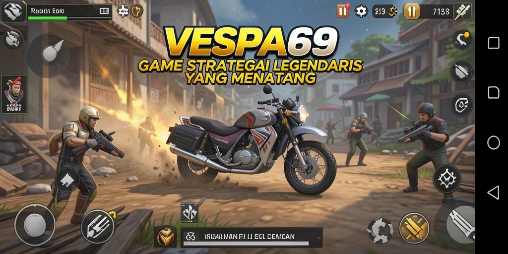Tangkapan layar VESPA69 menampilkan pertempuran strategis yang mendebarkan.